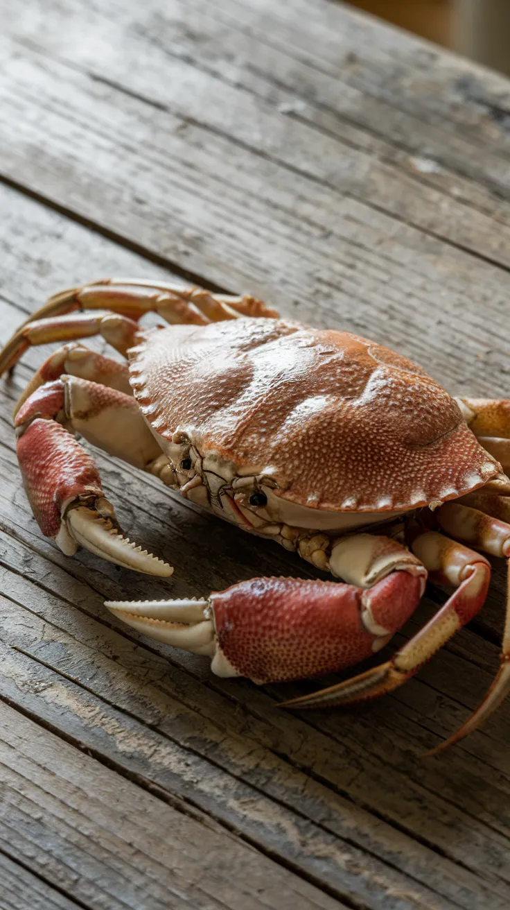 Close-Up of Raw Peekytoe Crab